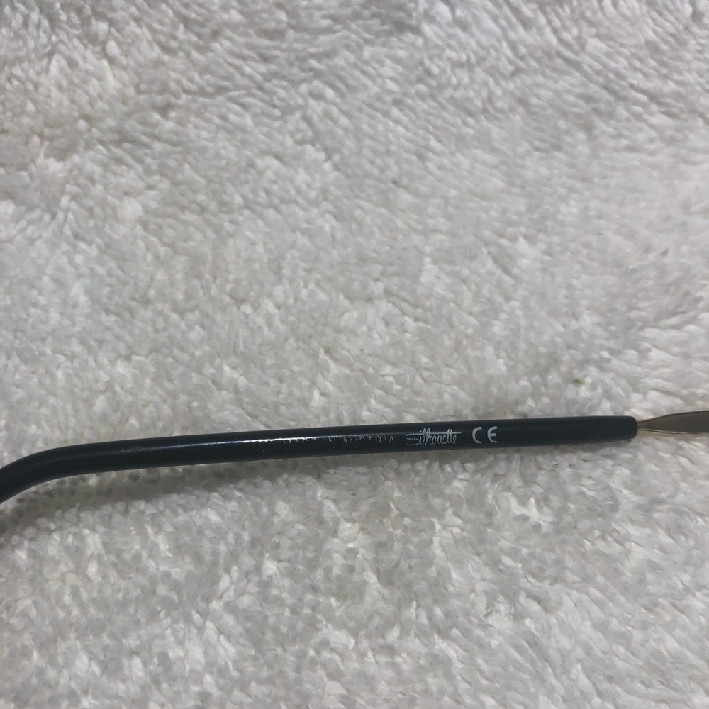 SILHOUETTE SPX M 1849 6054 Eyeglasses Vtg Black Clear Austria 57-12-135 - Frames - Picture 4 of 6